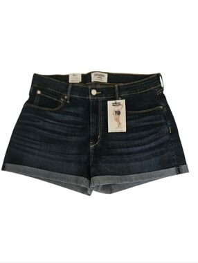 Denizen Levi's High Rise 3 Inch Denim Shorts NEW Women 18 Essential Stretch